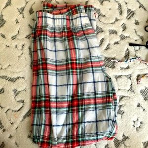 size xl plaid pajama pants